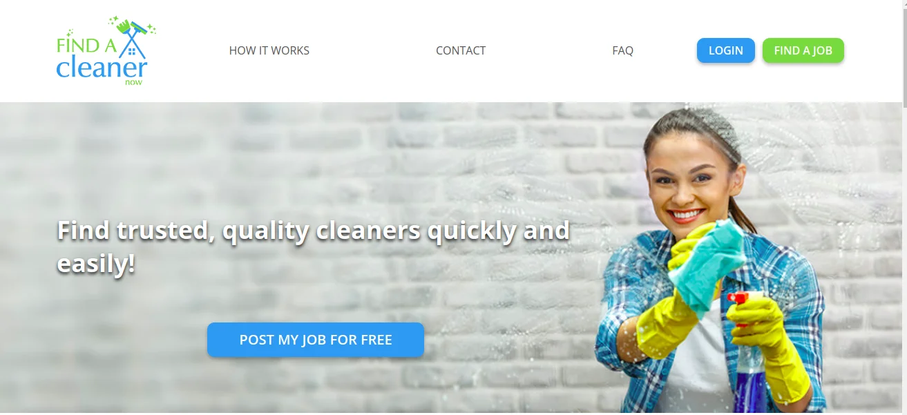 Screenshot of Home Help Platform