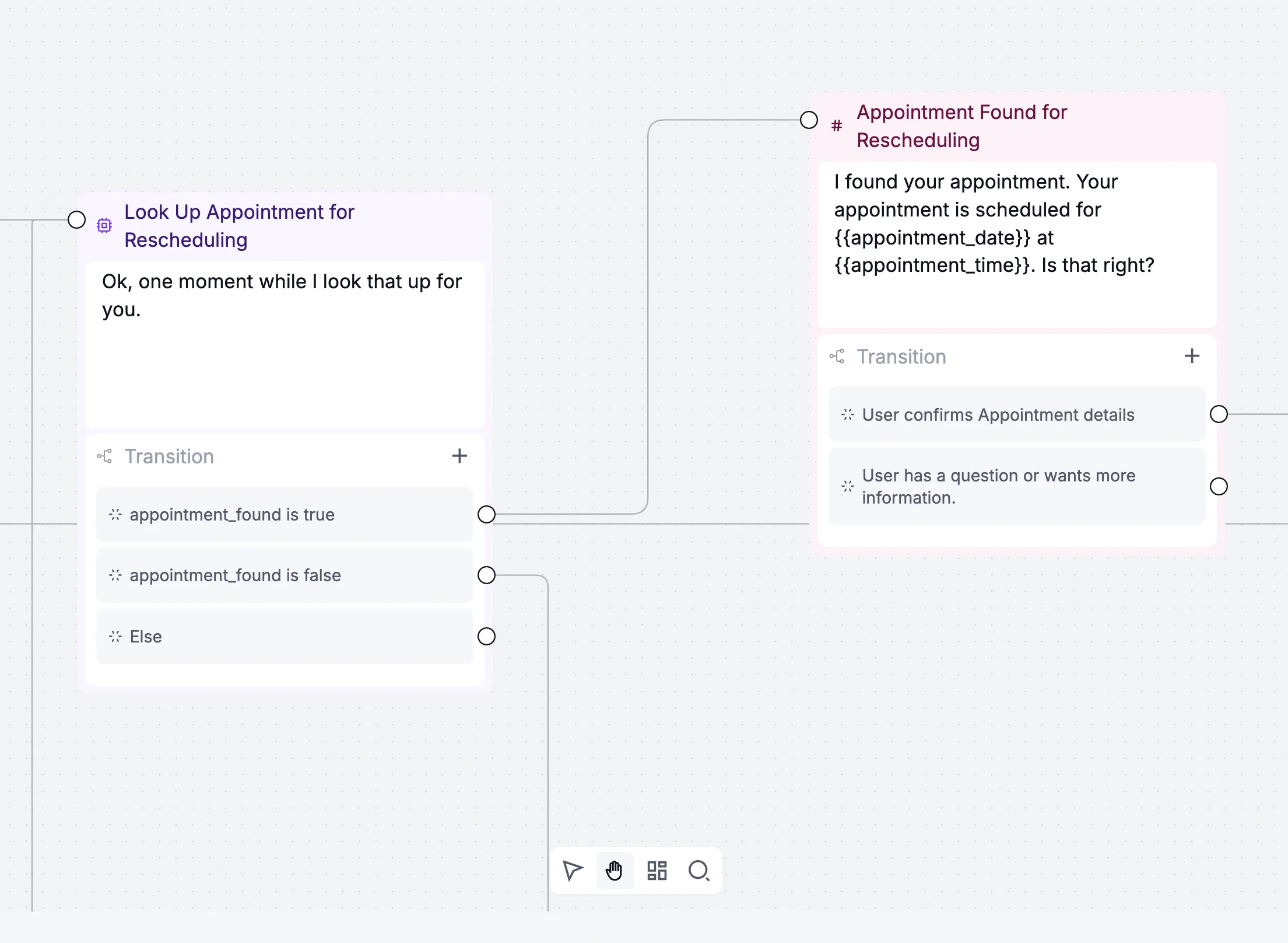 Screenshot of AI Voice Receptionist
